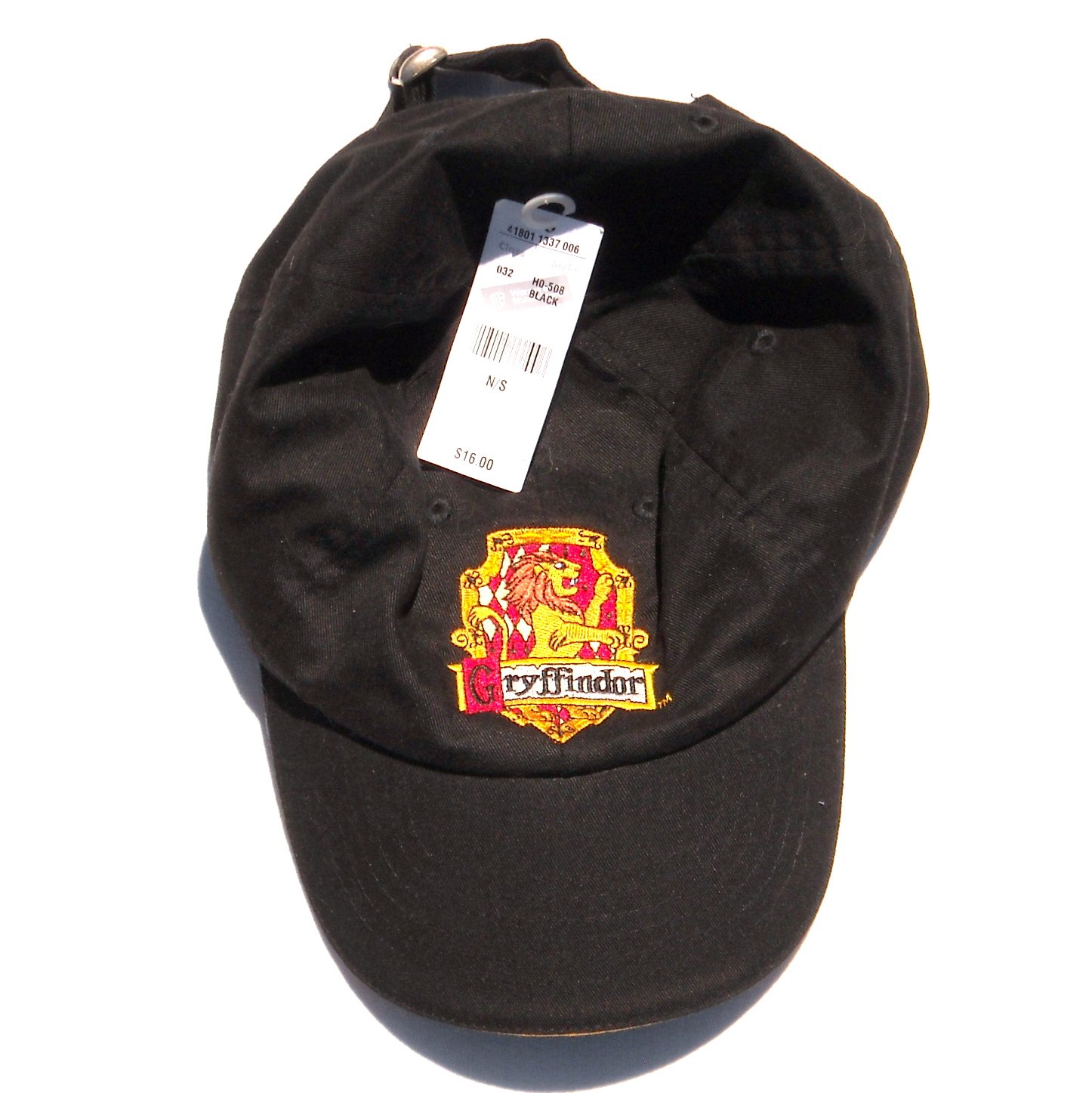 Harry Potter Warner Movie Studios Gryffindor Black Cap