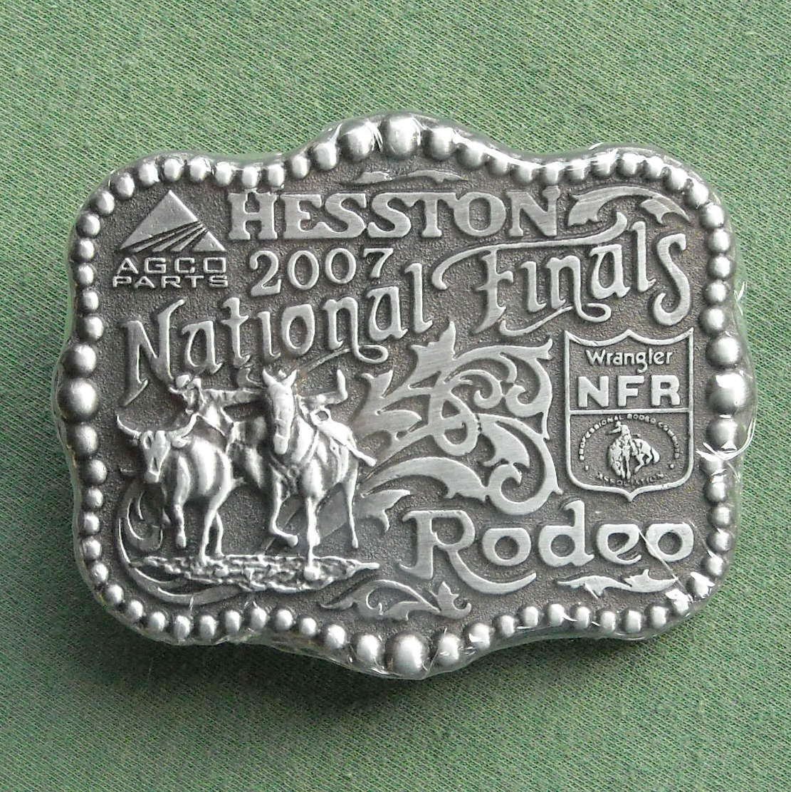 Montana Silversmiths 2007 Professional Rodeo Cowboys Trophy Belt Buckle