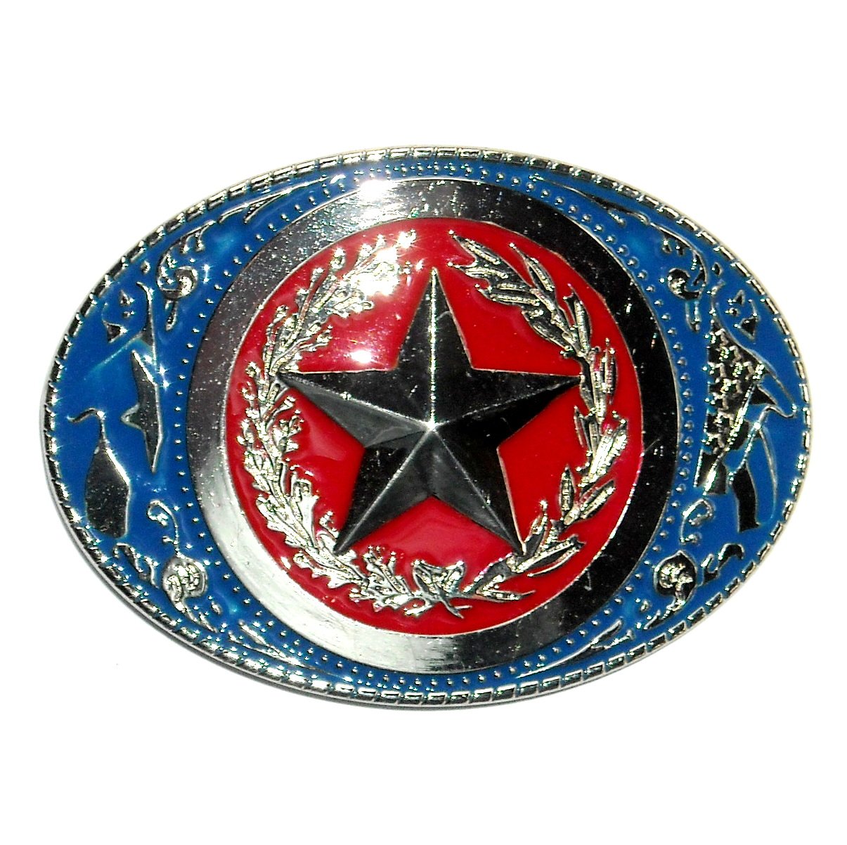 Texas Star Belt Buckle NOS