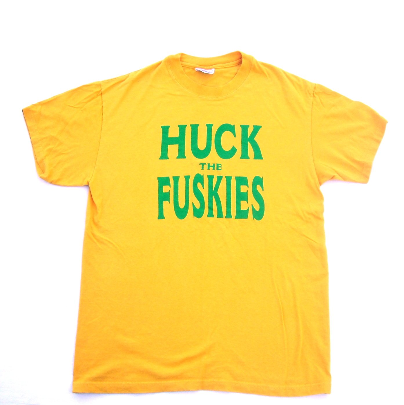 huck it chuck it football shirt