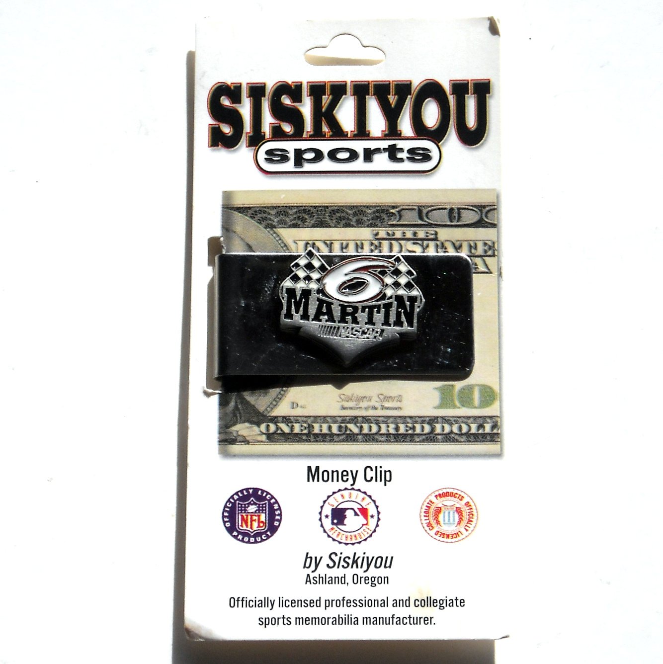 Mark Martin Nascar 6 Money Clip