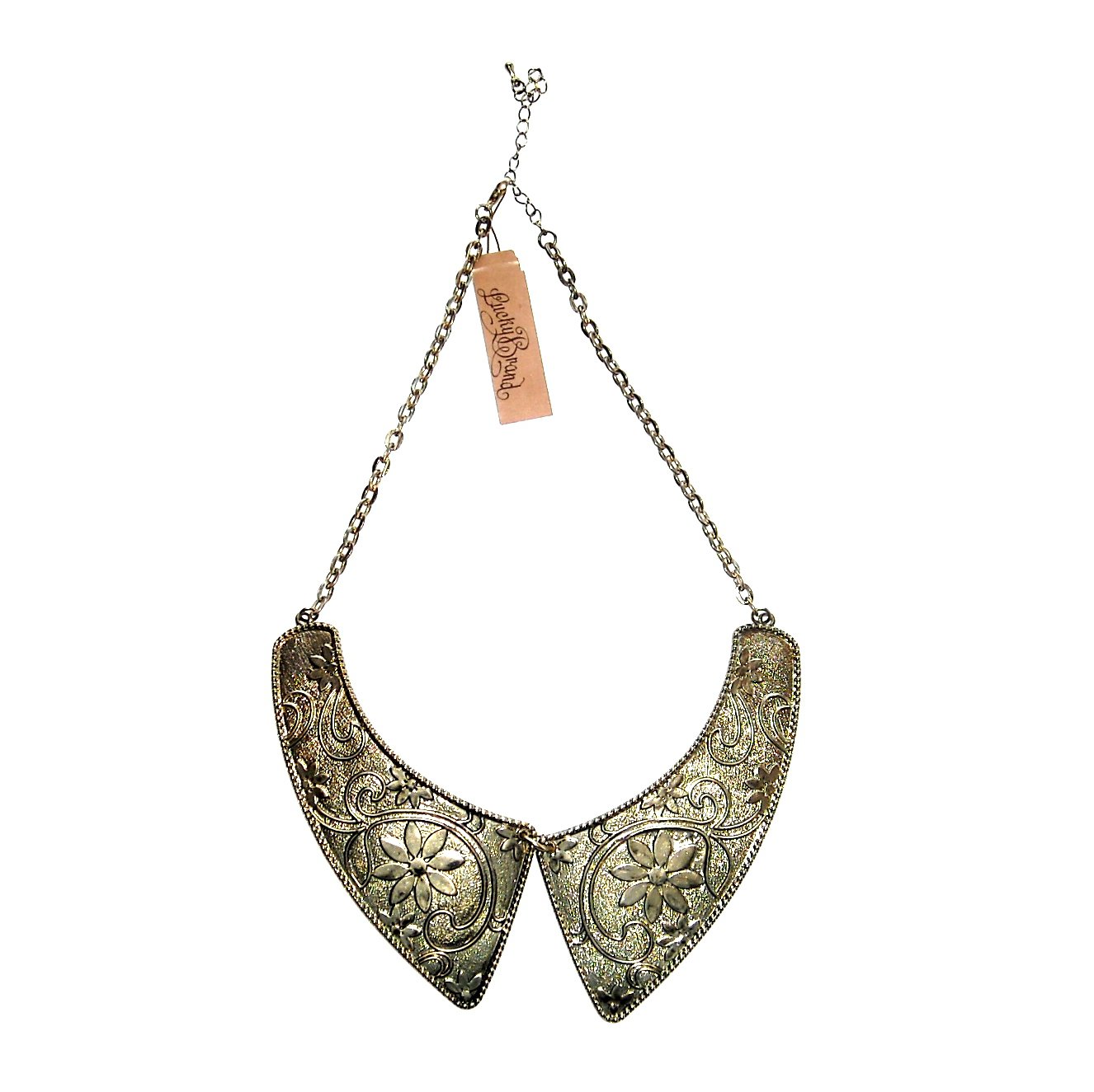 Lucky Brand Brass Gold Color Collar Necklace