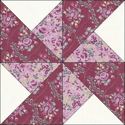 Calico Roses Floral Fabric Quilt Top Block Kit & Border