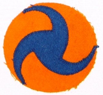 US Army Air Force Gen Headquarters Pre-War Pinwheel Shoulder Sleeve Insignia Felt Patch