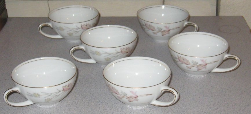 Harmony House China Woodhue Dinnerware 6 Coffee/Tea Cups
