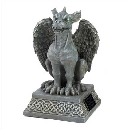 Solar Gargoyle Statue