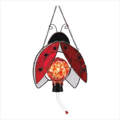 Ladybug Hummingbird Feeder