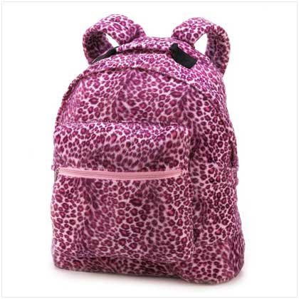 Pink Leopard Backpack