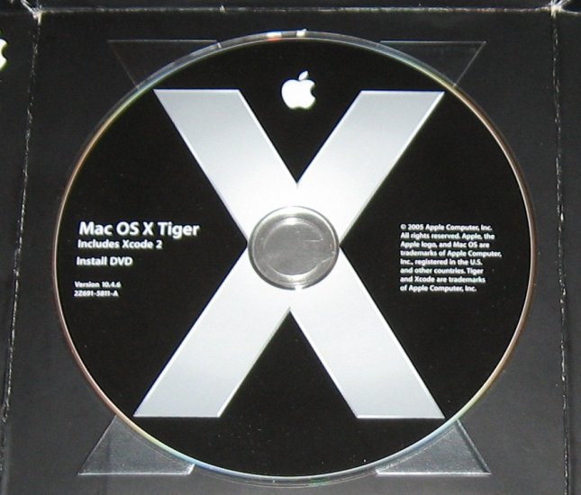 Apple Tiger 10.4 Retail DVD