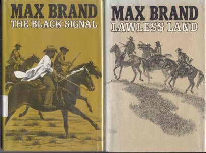 Lawless Land MAX BRAND Silver Star Western Book DJ