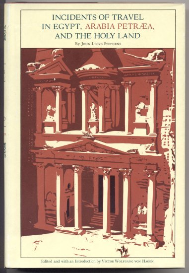 Incidents of Travel in Egypt Arabia Holy Land JOHN STEPHENS Cairo ALEXANDRIA Middle East 1970 w DJ
