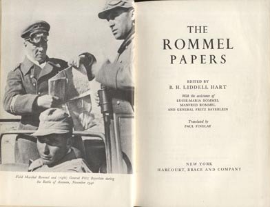 ROMMEL PAPERS B. H. Liddell Hart WWII WW 2 Germany HISTORY Allies NAZI Western Europe FRANCE HB
