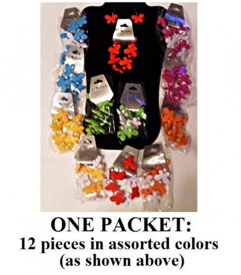 $1.00 PER SET Bracelet Butterfly with earrings (12 pairs of sets)