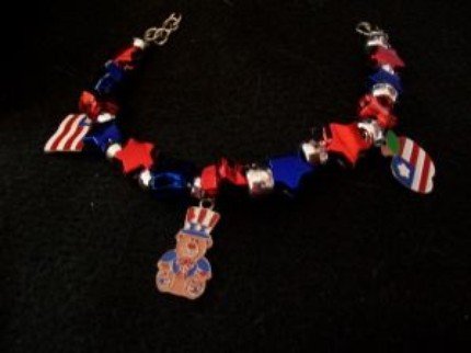 Independence Day Charm Bracelet