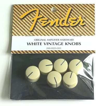 NEW Genuine Fender White tone volume knobs Blonde