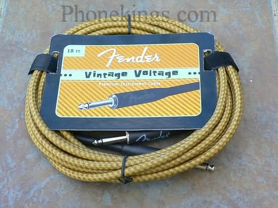 Original Fender Vintage Voltage 18' Guitar cord cable t