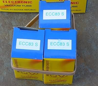 NEW JJ Tesla 12AX7 ECC83 Pre Amp Tubes Set of three