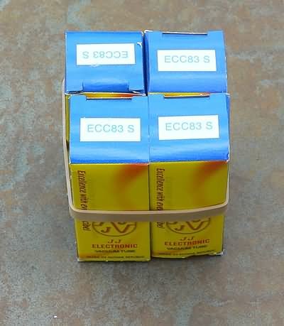 NEW JJ Tesla 12AX7 ECC83 Pre Amp Tubes Set of four