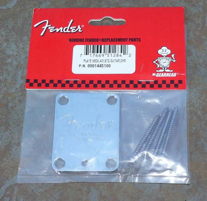 Fender Guitar Neck Plate for Telecaster Strat Corona