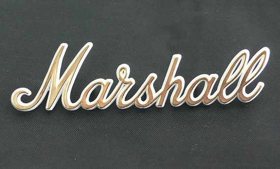 NEW Original Marshall Logo 6" GOLD