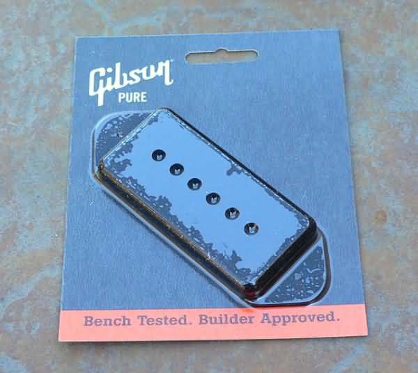 Genuine Gibson P-90 P90 pickup Cover Dog Ear BLACK