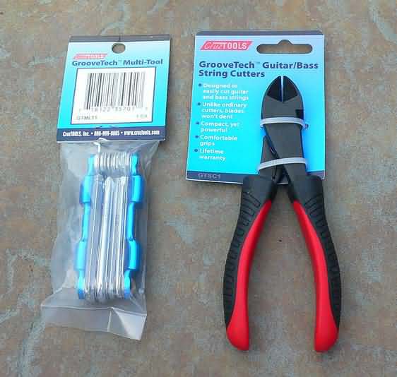 Cruztools Groovetech multi-tool AND Cutter Guitar Bass