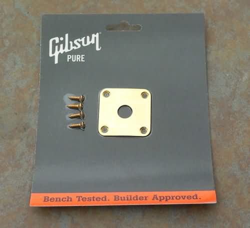 NEW Gibson Jack plate GOLD with screws