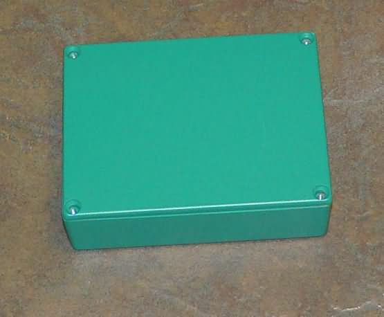 Diecast Aluminum Project Box Hammond 1590BB size Green