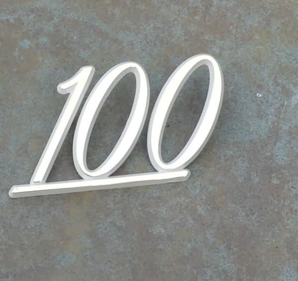 NEW Original Marshall 100 amp Logo GOLD