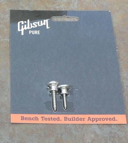NEW Genuine Gibson Strap Buttons AL with screws
