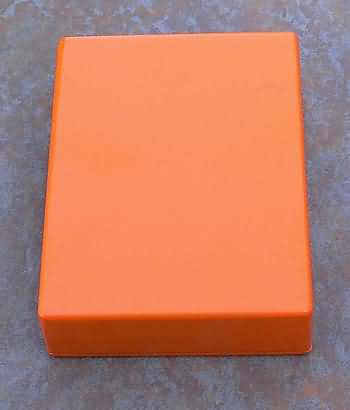 Diecast Aluminum Project Box Hammond 1590BB size Orang
