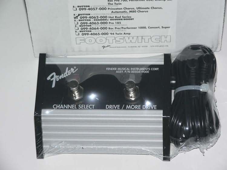 Fender Two Button footswitch Hot Rod deluxe deville