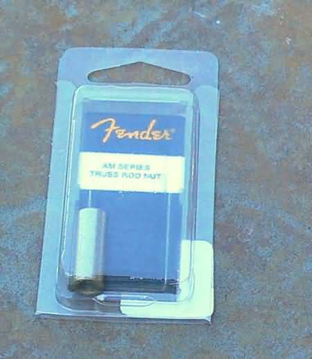Genuine Fender Stratocaster Truss rod nut AM series