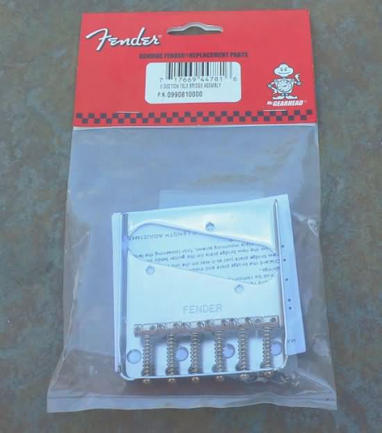 Fender Telecaster Guitar Bridge SIX saddles