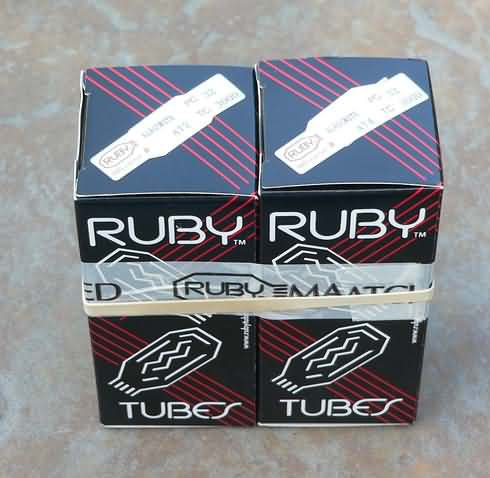NEW Matched Pair of RUBY 6L6 GC amplifier tubes