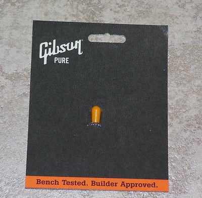 NEW Gibson Pickup switch tip cap Amber