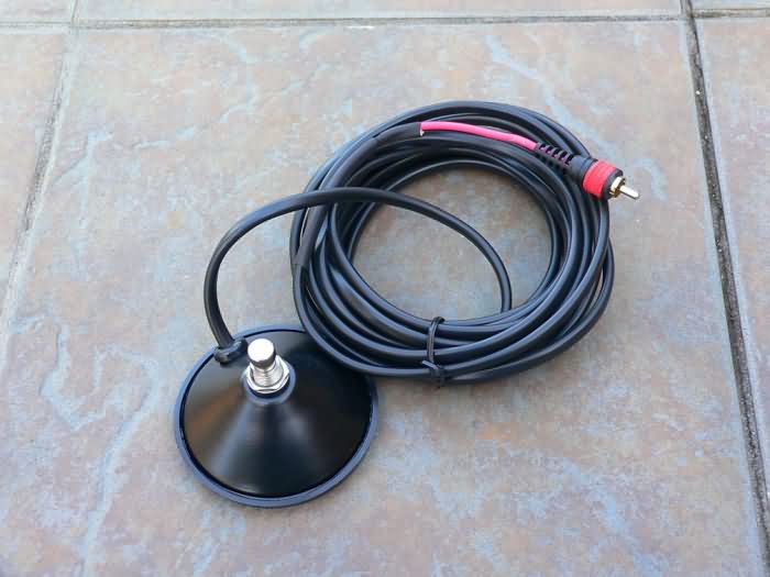 Replacement ONE Button RCA footswitch Fender BLACK