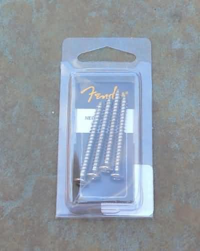 NEW Genuine Fender Strat tele Neck mounting screws