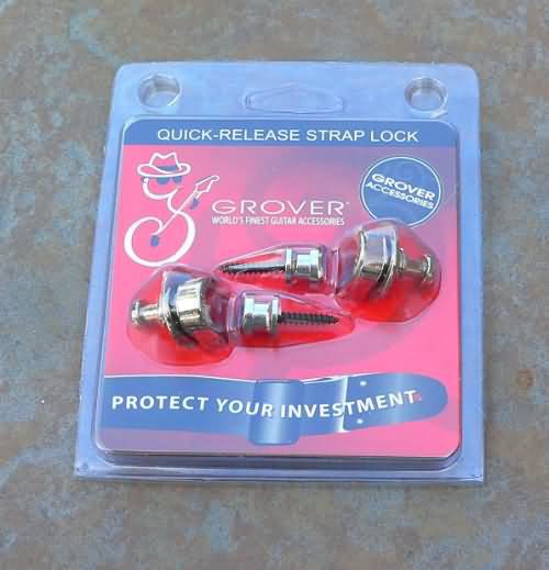 NEW Grover Quick release Strap Locks Nickel
