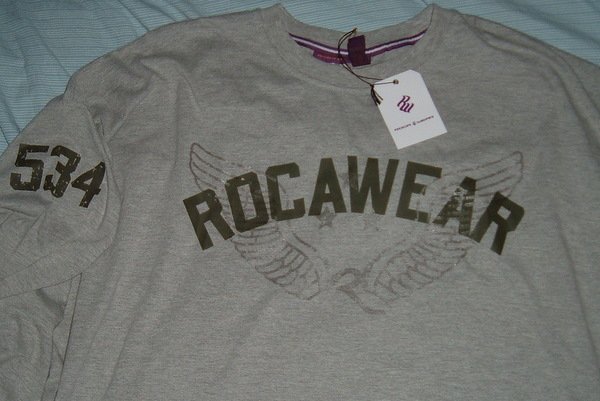Rocawear Grey Roc Big Tall Shirt 5x 5xl 5xlt