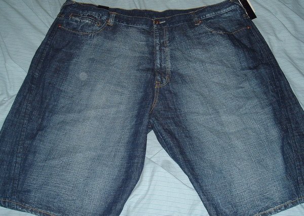 Karl Kani Blue Denim Jean Big Tall Shorts Sz 50