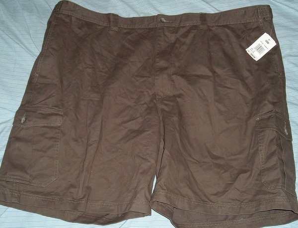 Izod Green/BrownCargo Big Tall Shorts Sz 52