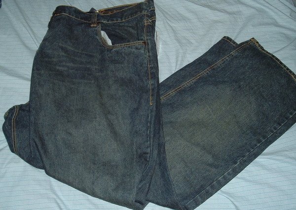 Karl Kani Blue Denim Big Tall Jeans W 54 L 34