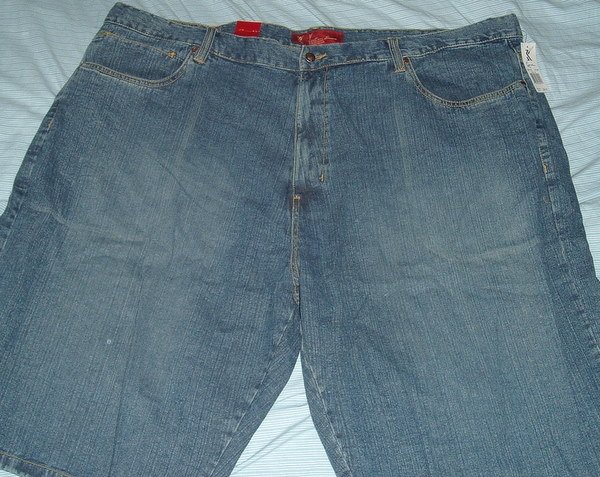 Karl Kani Blue Denim Jeans Big Tall Shorts Sz 50