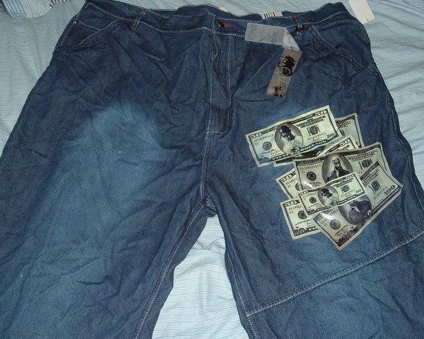 Makaveli Blue Denim Jeans Big Tall Shorts Sz 50
