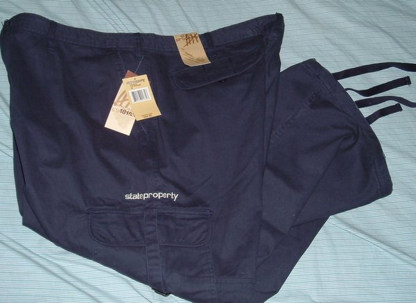 State Property Blue Mens Capri Big Tall Shorts 46
