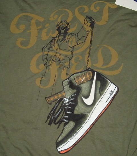 Nike Air Force 1 BRS Green Big Tall T Shirt 4x 4xl