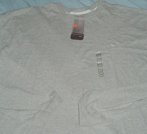 Nike Air Grey White Logo Big Tall T Shirt 4xlt 4xl 4x