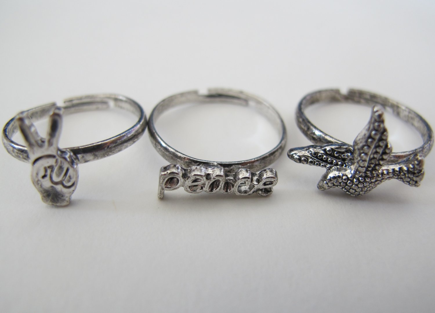 Peace & Dove Rings