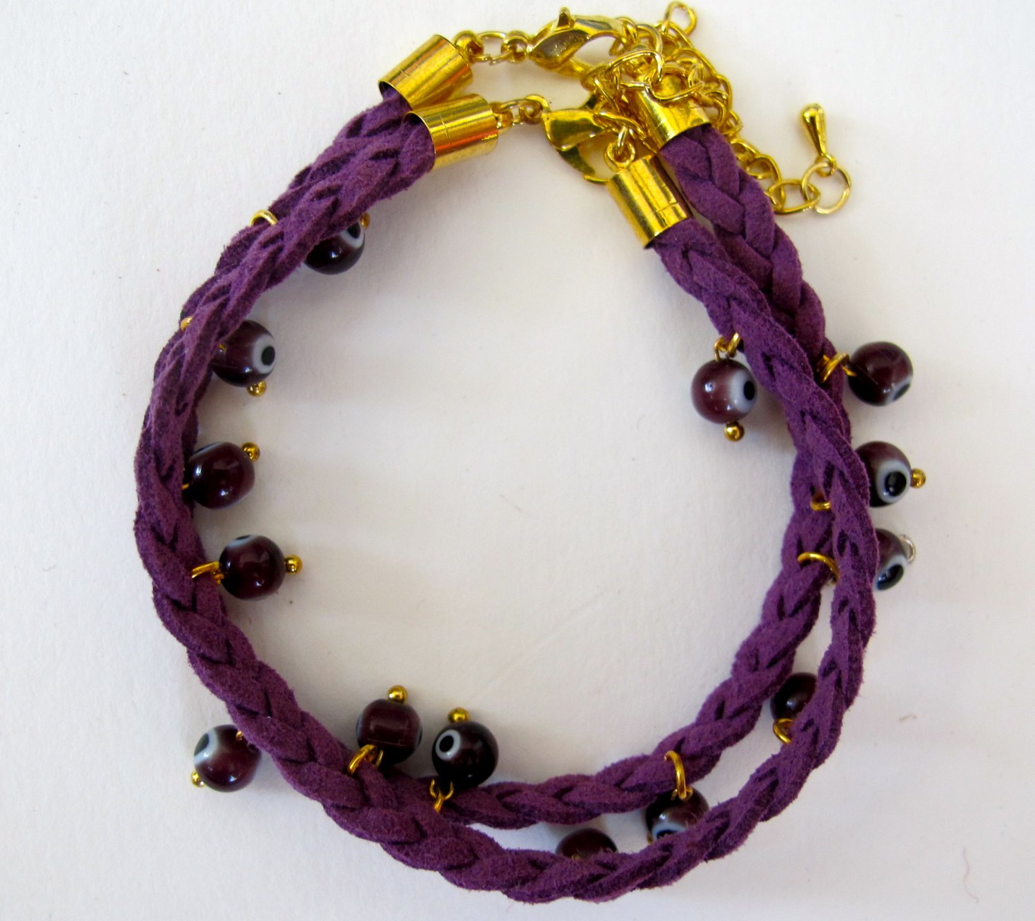 Evil Eye Bracelet (Purple)